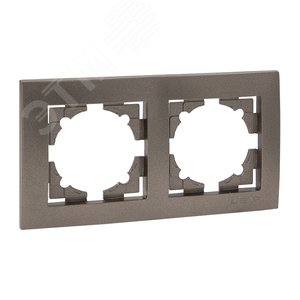 Валенсия Рамка 2-местная графит