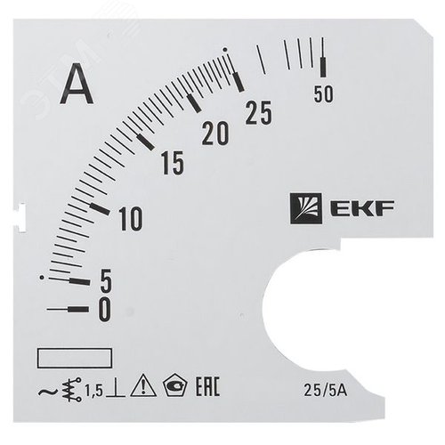 Шкала сменная для A961 25/5А-1,5 PROxima - EKF