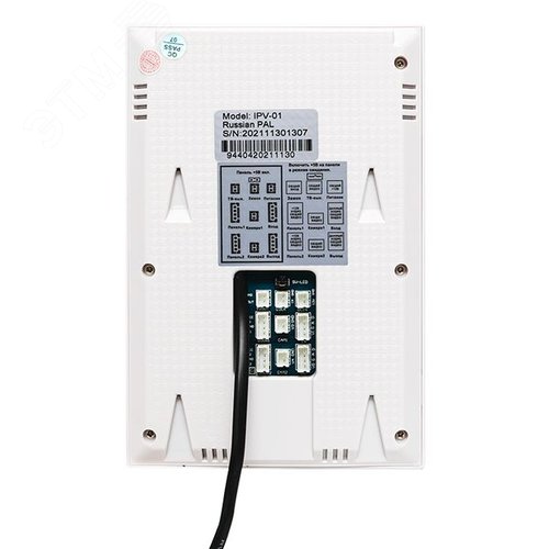 Видеодомофон IPV-01 бел. 4'' TFT 4пр. 2 канала IP20 - фото 6