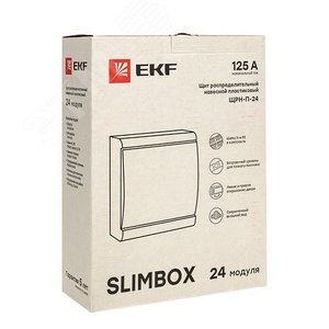 Щит распределительный ЩРН-П-24 SlimBox белая дверца IP41 PROxima 2