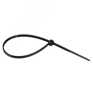 Хомут 2.5х160 черный нейлон (100шт) (plc-cb-2.5x160) - EKF