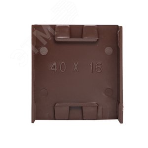 Соединитель (40х16) (4 шт) Plast под темное дерево 2