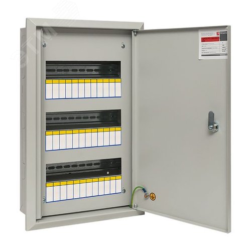 Щит распределительный встраиваемый ЩРв-36з IP31 520х340х120 с замком - EKF