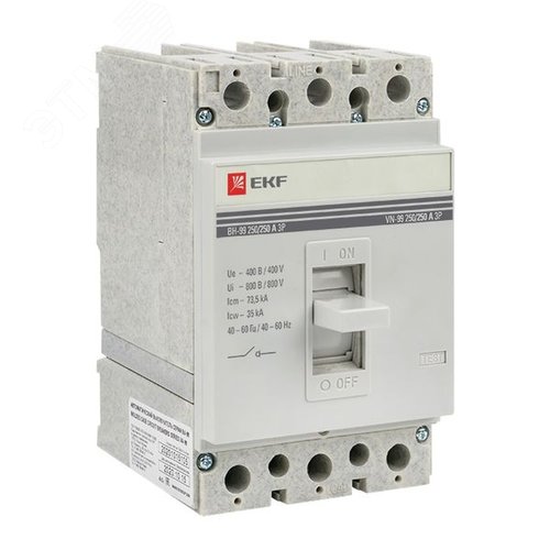 Выключатель нагрузки ВН-99 250/250А 3P - EKF