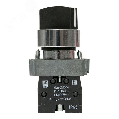 Переключатель BD21 2P короткая ручка NO IP65 PROxima - фото 4