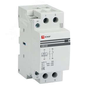 Контактор модульный 63А 2п NO+NC КМ - EKF