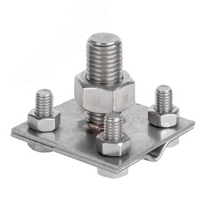 Зажим прута на штыре, пластина d 56x56 мм Ni PROxima 2