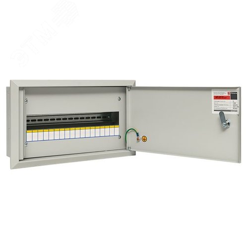 Щит распределительный встраиваемый ЩРв-18 с замком IP31 1х18 - EKF