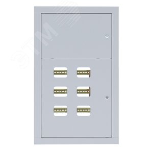 Щит этажный ЩЭ 6-квартирный без слаботочного отсека (1010х650х160) IP31 PROxima (mb10-v-6r) - фото 2