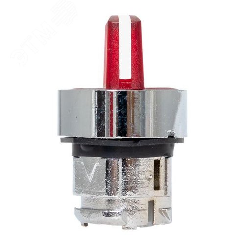 Механизм переключателя исполнительный XB4 красный на 2 положения возвратный без фиксации с подсветкой с короткой ручкой PROxima 4