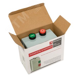 Пускатель в корпусе КМЭ 9А 400В с РТЭ Ir-0,63-1А IP65 EKF PROxima (ctrp-r-9-400v-0,63-1A) - фото 2