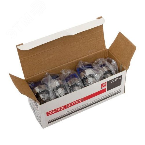 Механизм переключателя исполнительный ХB4 синий на 2 положения с фиксацией без подсветки с короткой ручкой PROxima 10