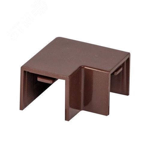 Поворот 90 градусов (16х16) (4 шт) Plast под темное дерево - EKF