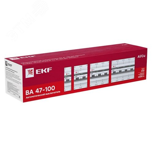 Выключатель автоматический ВА 47-100 2P 25А (D) 10kA PROxima 3