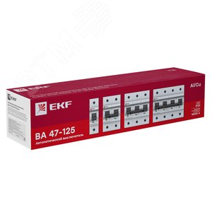Выключатель автоматический ВА 47-125 2P 80А (D) 15кА PROxima - фото 3