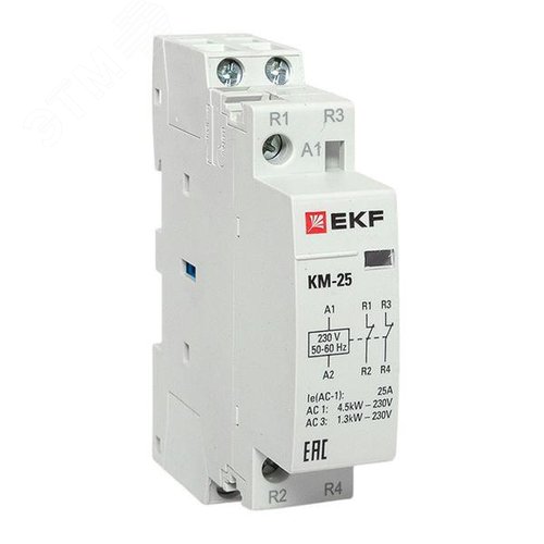 Контактор модульный КМ 25А 2NC (1 мод.) PROxima - EKF