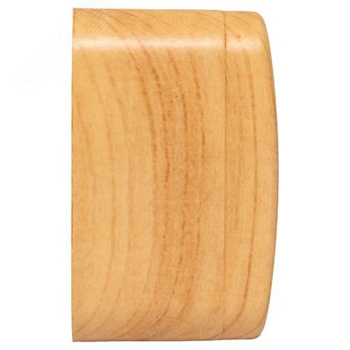 Розетка 1-местная ОП Минск 10А без заземления светлое дерево 3