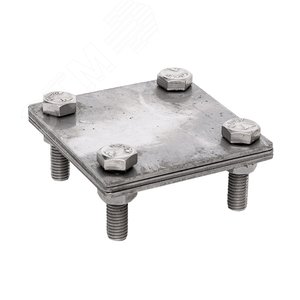 Зажим полоса 40 - полоса 40 3 пластины 70x70мм Ni PROxima