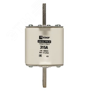 Вставка плавкая ППН-39 630/315А габарит 3 2