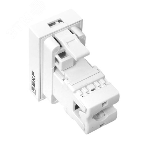 Розетка RJ45, категории 5e (ширина 1 модуль) - фото 7