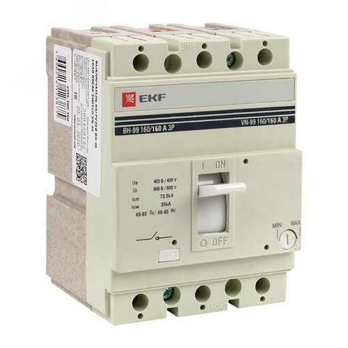 Выключатель нагрузки ВН-99 160/160А 3P - EKF