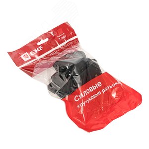 Розетка настенная с защитной крышкой каучуковая наклонная 380В 3P+PE 32A IP44 EKF PROxima (RPS-023-32-380-44) - фото 2