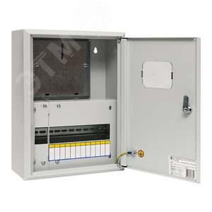 Щит учетно-распределительный навесной ЩРУн-1/9о IP31 с окном 400х300х140 (mb23-1/9) - EKF
