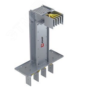 Фланцевая секция с вертикальным углом для подключения к щиту 800 А IP55 AL 3L+N+PE(КОРПУС) (HPA08FV45) - EKF