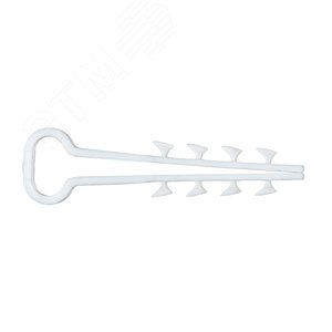 Дюбель-хомут 5х10 белый (10шт) (plc-cd-5x10w-r) 2