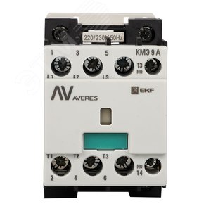 Контактор КМЭ 9А 1NO 400В АС EKF AVERES (ctr-s-9-10-400-av) - фото 3