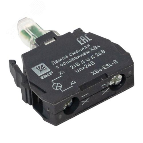 Лампа сменная c основанием XB4 зеленая 24В PROxima 7