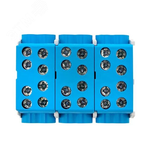 Клемма распределительная КСР с двойным винтом 2x35/2x25 синяя PROxima - фото 11