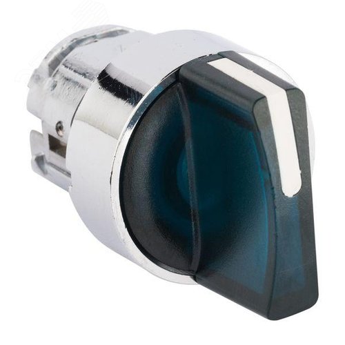 Механизм переключателя исполнительный ХB4 синий на 3 положения с фиксацией без подсветки с короткой ручкой PROxima