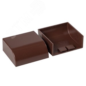 Заглушка (40х16) (4 шт) Plast под темное дерево 3