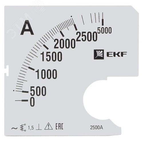 Шкала сменная для A961 2500/5А-1.5 PROxima - EKF