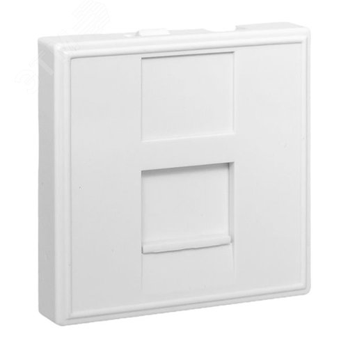 Розетка RJ45, категории 6 (ширина 2 модуля) - EKF