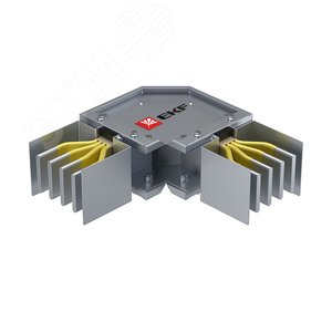 Угловая горизонтальная секция 2500 А IP55 AL 3L+N+PE(КОРПУС) (HPA25EH45)