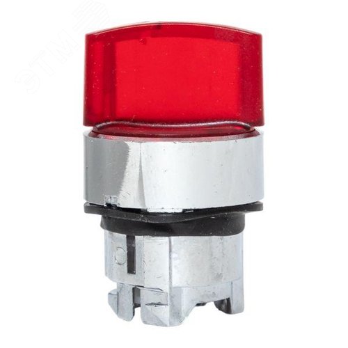 Механизм переключателя исполнительный ХB4 красный на 2 положения с фиксацией с подсветкой с короткой ручкой PROxima 3