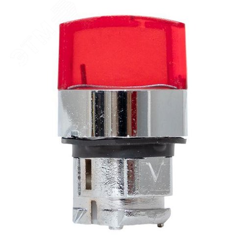 Механизм переключателя исполнительный XB4 красный на 2 положения возвратный без фиксации с подсветкой с короткой ручкой PROxima 5