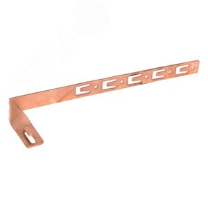 Держатель под черепицу L 330 мм с крючком скрученный Cu PROxima 2