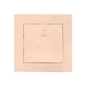 Валенсия кнопка звонка 10А кремовая