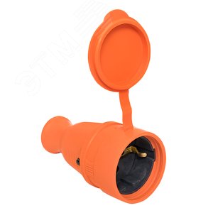 Роз. перенос. с защитной крышкой каучуковая цветная 230В 2P+PE 16A IP44 DIY 3