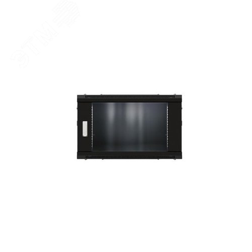 Шкаф настенный 19' TERACOM PRO 9U 600х450 мм дверь стеклянная с замком-ручкой чёрный - фото 2