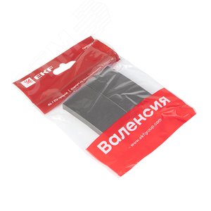 Валенсия лицевая панель выключателя 2-кл. 10А графит 3