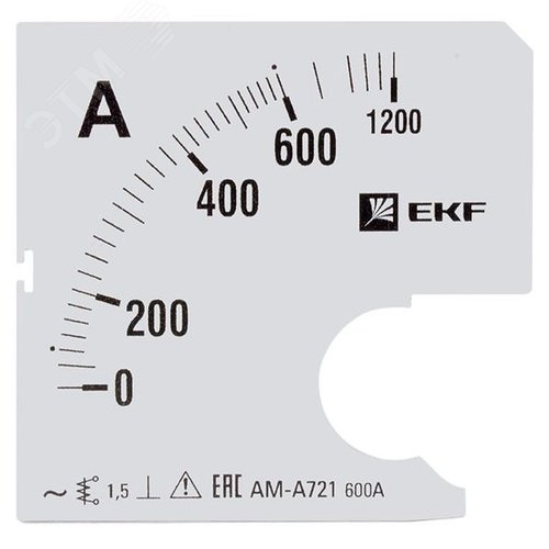 Шкала сменная для A721 600/5А-1,5 PROxima - EKF