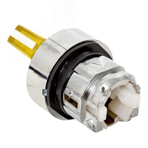 Механизм переключателя исполнительный ХB4 желтый на 3 положения с фиксацией с подсветкой с короткой ручкой PROxima 2