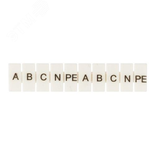 Маркеры для UT/ST/Push-in 6 с символами A, B, C, N, PE (100 шт.) EKF