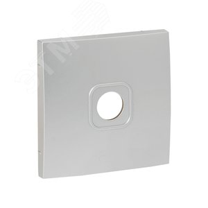 Валенсия лицевая панель розетки TV 1-местная 75Ом 5-862МГц сталь