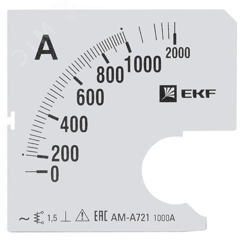 Шкала сменная для A721 1000/5А-1,5 PROxima - EKF
