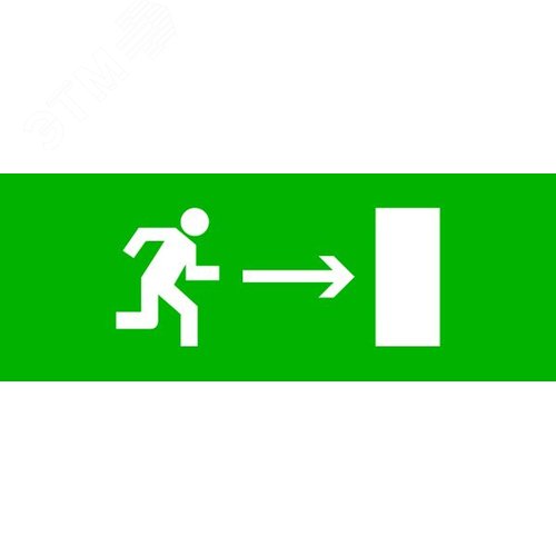 Пиктограмма Направление направо 320х120мм (для EXIT, SAFEWAY-40) - EKF